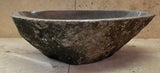 Handmade Natural Oval River Stone  Bathroom Basin  RL 25072073