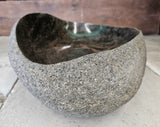 Handmade Natural Oval River Stone  Bathroom Basin  RVM 2409079