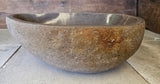 Handmade Natural Oval River Stone  Bathroom Basin  RM 2409142