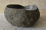 Handmade Natural Oval River Stone  Bathroom Basin  RVM 2409092