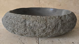 Handmade Natural Oval River Stone  Bathroom Basin  RVM 2409084