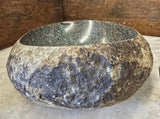 Handmade Natural Oval River Stone  Bathroom Basin  RVS 2409100