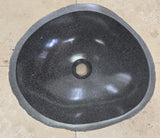 Handmade Natural Oval River Stone  Bathroom Basin  RS 2409045