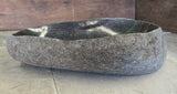 Handmade Natural Oval River Stone  Bathroom Basin  RVM 2409068