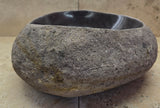 Handmade Natural Oval River Stone  Bathroom Basin  RVS 2409051