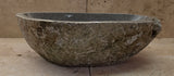 Handmade Natural Oval River Stone  Bathroom Basin  RM 25072053