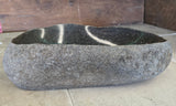 Handmade Natural Oval River Stone  Bathroom Basin  RVM 2409068