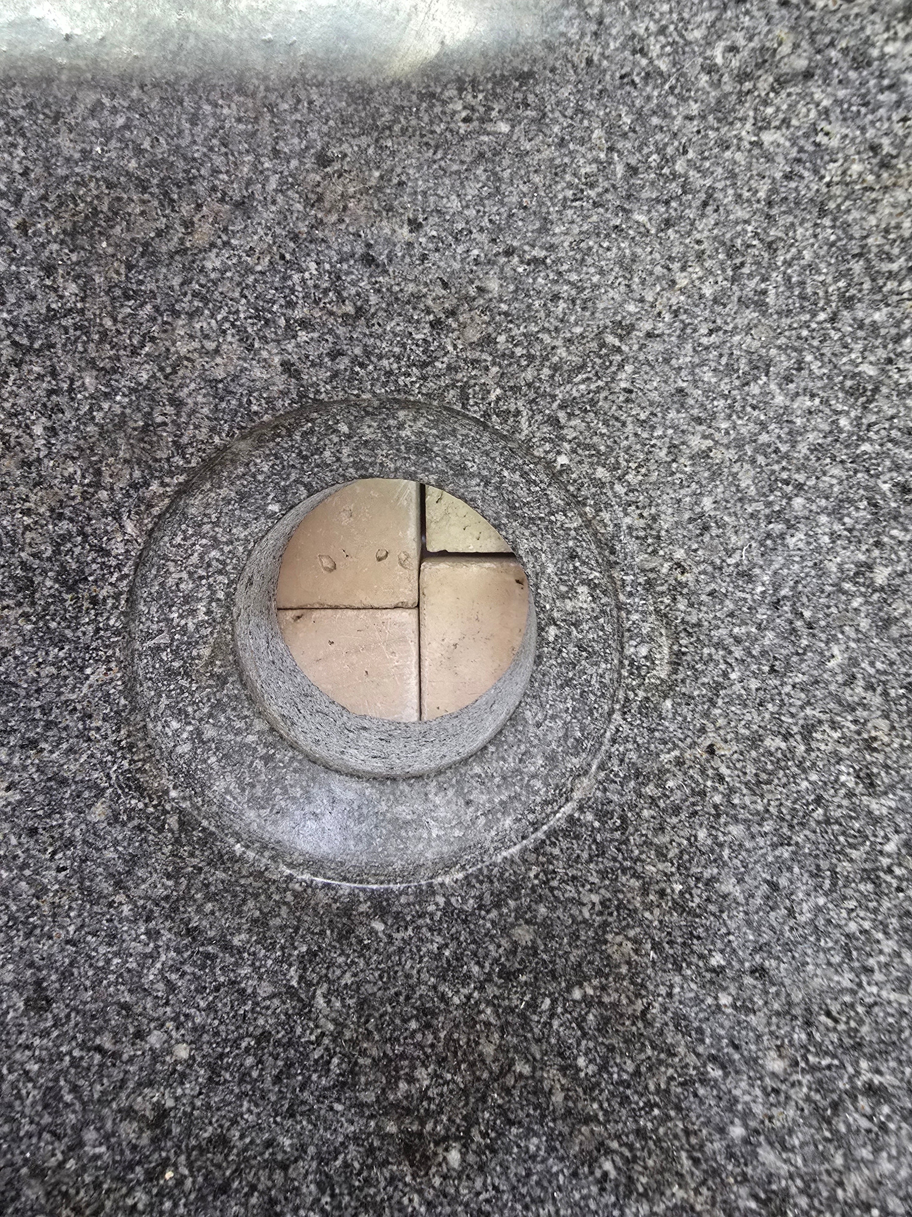 Handmade Natural Oval River Stone  Bathroom Basin  RVS 2409001