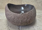 Handmade Natural Oval River Stone  Bathroom Basin  RVM 2409031