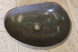 Handmade Natural Oval River Stone  Bathroom Basin  RVS 2409066