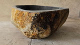 Handmade Natural Oval River Stone  Bathroom Basin  RL 240930