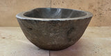 Handmade Natural Oval River Stone  Bathroom Basin  RL 25072051
