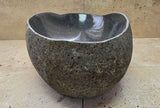 Handmade Natural Oval River Stone  Bathroom Basin  RVS 2409018