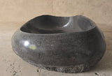 Handmade Natural Oval River Stone  Bathroom Basin  PHM 240925
