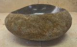 Handmade Natural Oval River Stone  Bathroom Basin  RVS 2409077