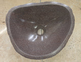 Handmade Natural Oval River Stone  Bathroom Basin  RS 2409030