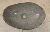 Handmade Natural Oval River Stone  Bathroom Basin  RVM 2409055