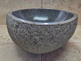 Handmade Natural Oval River Stone  Bathroom Basin  RS 2409004