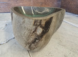 Handmade Natural Oval River Stone  Bathroom Basin  RM 2409062