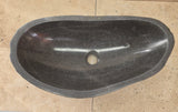 Handmade Natural Oval River Stone  Bathroom Basin  RL 25072051