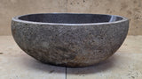 Handmade Natural Oval River Stone  Bathroom Basin  RS 2409120