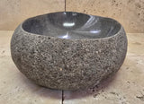 Handmade Natural Oval River Stone  Bathroom Basin  RVS 2409038