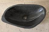 Handmade Natural Oval River Stone  Bathroom Basin  RL 240914