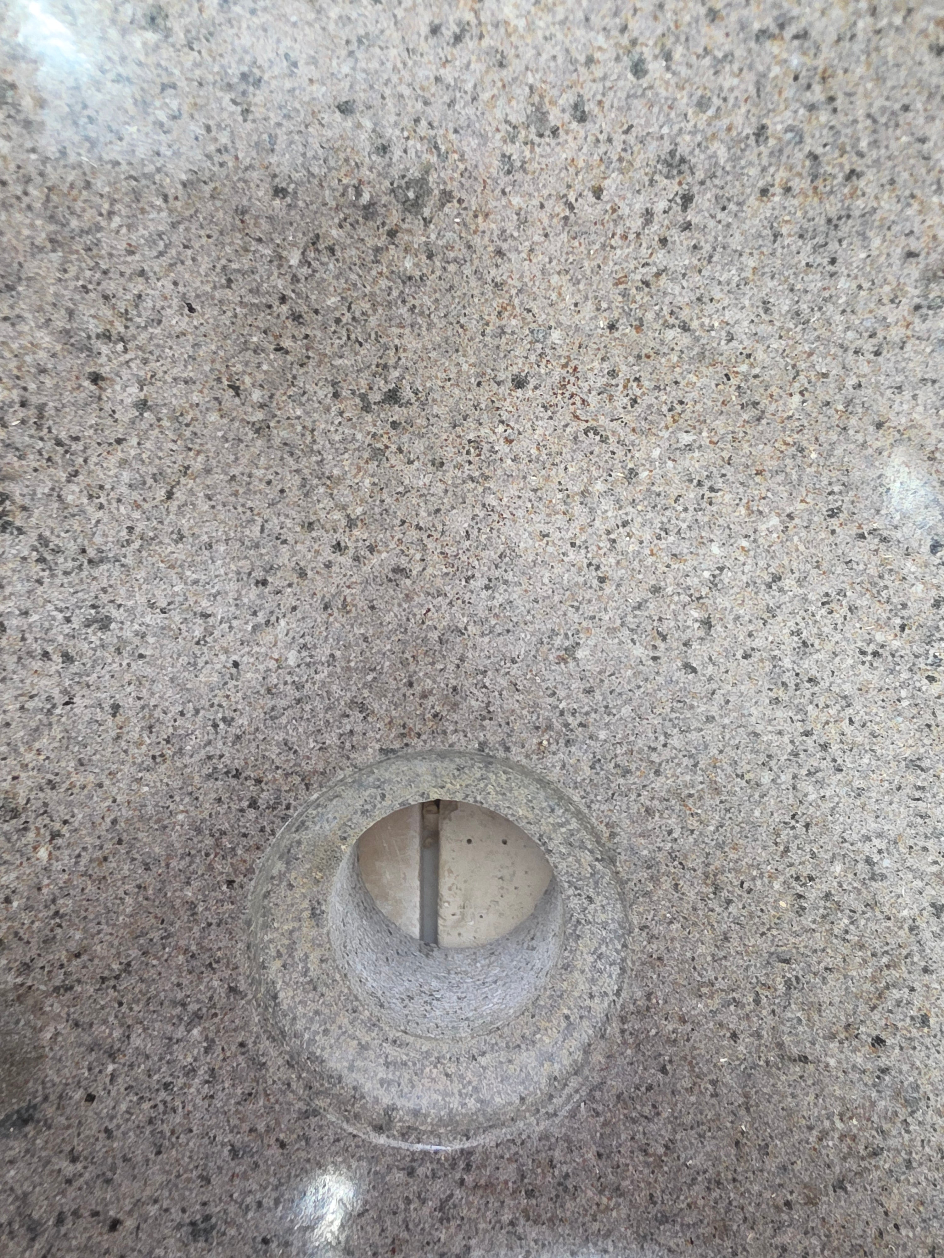 Handmade Natural Oval River Stone  Bathroom Basin  RS 2409039