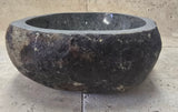 Handmade Natural Oval River Stone  Bathroom Basin  RS 2409033