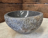 Handmade Natural Oval River Stone  Bathroom Basin  RS 2409079