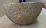 Handmade Natural Oval River Stone  Bathroom Basin LARGE TWIN SETS A & B RL 25072003