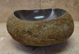 Handmade Natural Oval River Stone  Bathroom Basin  RVS 2409077
