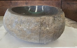 Handmade Natural Oval River Stone  Bathroom Basin  RM 2409131