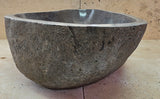 Handmade Natural Oval River Stone  Bathroom Basin  RL 25072049