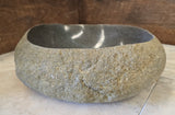 Handmade Natural Oval River Stone  Bathroom Basin  RVS 2409078