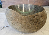 Handmade Natural Oval River Stone  Bathroom Basin  RVS 2409044