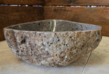 Handmade Natural Oval River Stone  Bathroom Basin  RS 24090115