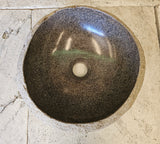 Handmade Natural Oval River Stone  Bathroom Basin  RVS 2409004