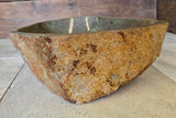 Handmade Natural Oval River Stone  Bathroom Basin  RS 2409043
