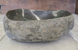 Handmade Natural Oval River Stone  Bathroom Basin  RVS 2409031