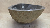 Handmade Natural Oval River Stone  Bathroom Basin  RM 2409126