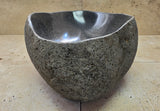 Handmade Natural Oval River Stone  Bathroom Basin  RVS 2409018