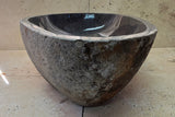 Handmade Natural Oval River Stone  Bathroom Basin  RM 25072096