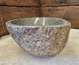 Handmade Natural Oval River Stone  Bathroom Basin  RS 2409075