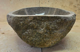 Handmade Natural Oval River Stone  Bathroom Basin  RS 25072065