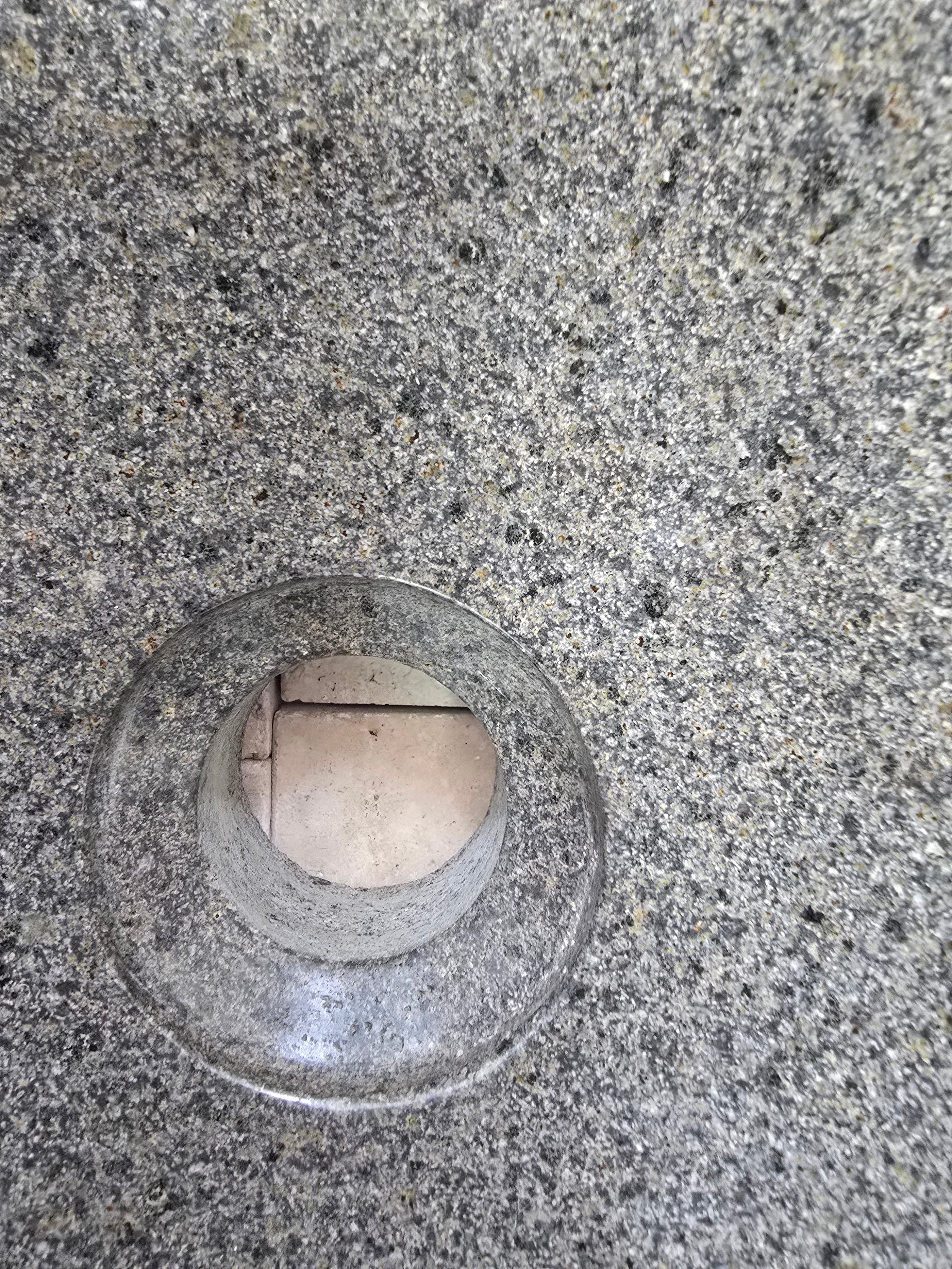 Handmade Natural Oval River Stone  Bathroom Basin  RS 2409029