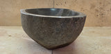 Handmade Natural Oval River Stone  Bathroom Basin  RL 25072051