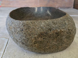 Handmade Natural Oval River Stone  Bathroom Basin  RVS 2409066