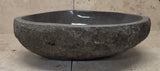 Handmade Natural Oval River Stone  Bathroom Basin  RM 25072069