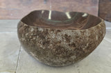 Handmade Natural Oval River Stone  Bathroom Basin  RVS 2409060